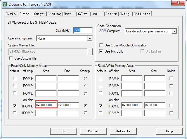 使用STM32内部Flash额外的空间来存储数据